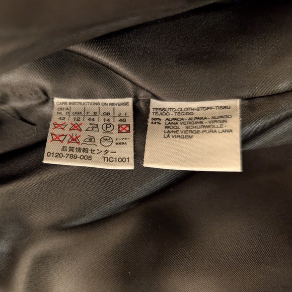 Max Mara Alpaca Wool Winter Coat – Made in Italy – Classic Long Fit – Size 12 - Picture 7 of 8